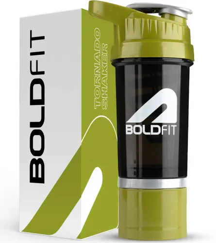 Image of BOLDFIT 500 ml Plastic Shaker  (Pack of 1)