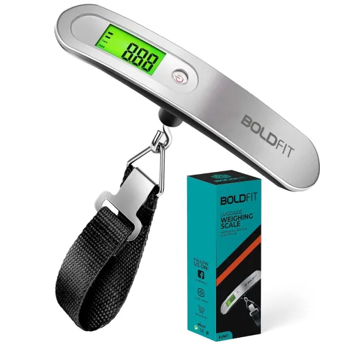 Image of Boldfit 50kg Digital Luggage Weighing Scale