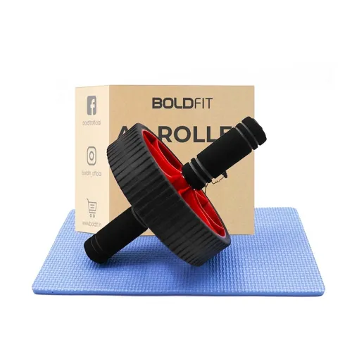 Image of Boldfit Ab Roller Wheel with Knee Mat