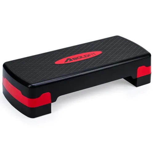 Image of Boldfit Adjustable Aerobic Stepper – Home Gym, 250kg, Black