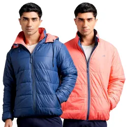 Boldfit stylish standard length latest puffer bomber winter jacket