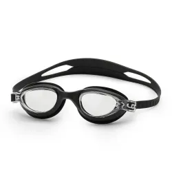 Boldfit Swimming Goggles for Men & Women with Adjustable Strap, Air Tight, for Adults - Classic Black