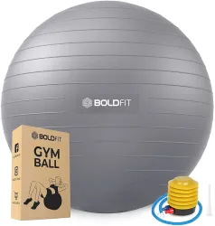 BOLDFIT Gym Ball 75 Cm Exercise Ball (With Pump)