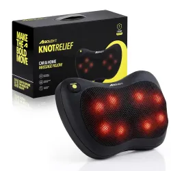 Boldfit KnotRelief Electric Shiatsu Neck Back Massager with Heat