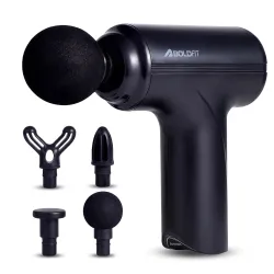 Boldfit Massage Gun for Pain Relief Full Body Deep Tissue Muscle Massager with 4