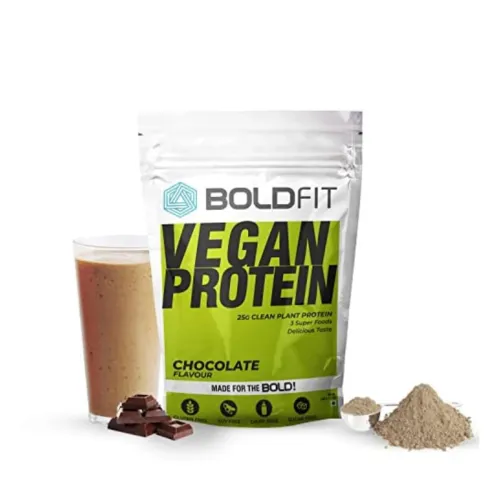 Image of Boldfit Plant Protein Powder - Plant Based Protein Powder with Multivitamin, Minerals, Superfoods, Pea Protein, Digestiv