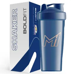 Boldfit Plastic Mumbai Indians (MI) Official Merchandise Gym Shaker, 700ML