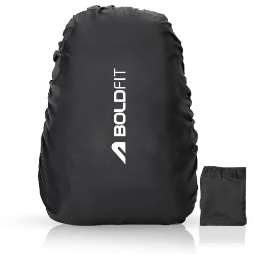 Image of Boldfit rain cover for backpacks up to 45 L