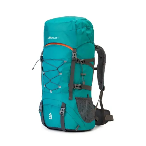 Image of Boldfit Rucksack Bag 60 Litres Trekking Bag Travel Backpack For Men & Women Rucksack Bags For Men With Laptop Sleeve & W