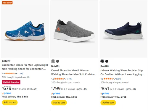 Image of Boldfit Shoes @ Up to 81% OFF