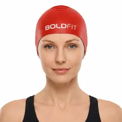 Boldfit Silicone Swimming Cap for Men