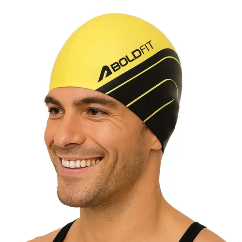 Image of Boldfit Swimming Cap for Men 