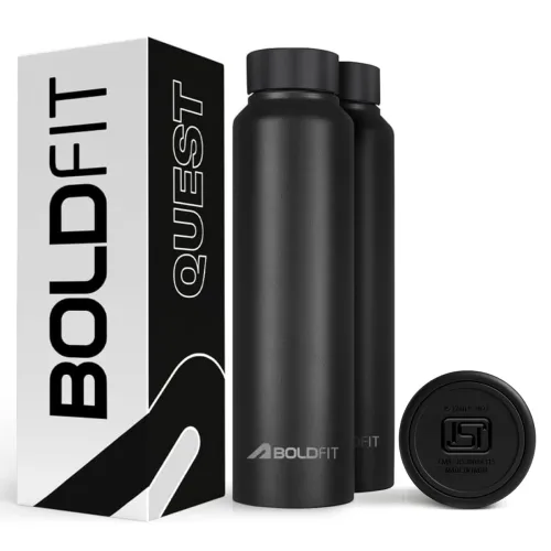 Image of Boldfit Water Bottles Stainless Steel Water Bottle 1 Litre Po2
