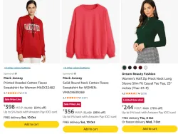 Boldfit Women Polyester High Neck Winter Sweatshirt