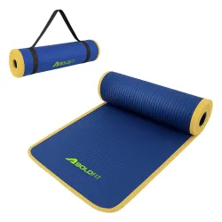 Boldfit Yoga Mat for Women Men & Kids NBR with Carrying Strap 10mm Thick YogaMat for Men Exercise Mat for Home Workout