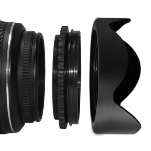 Image of Boltove 58mm Reversible Lens Hood Canon