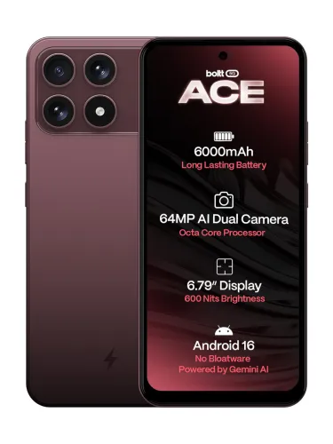 Image of BOLTT ACE 5G (Burgundy Bliss, 64 GB)