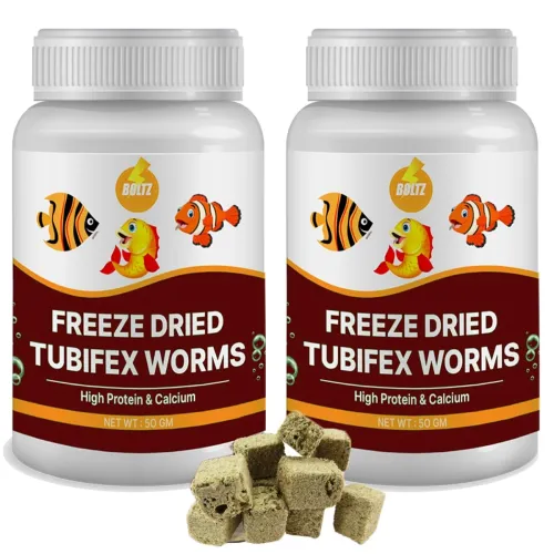 Image of Boltz Freeze Dried Tubifex Worms Fish Food