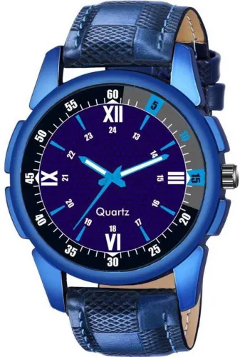Image of Bolun Men’s Analog Leather Strap Watch