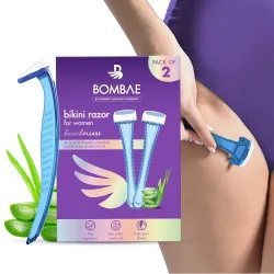 Bombae bikini razor for women Pack of 2