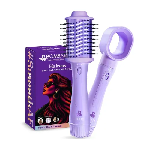 Image of Bombae Hairess Ionic 3-In-1 Hot Air Brush Dryer