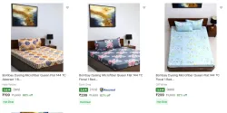 Bombay Dyeing Bedsheets starting at ₹199