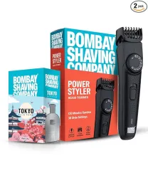 Bombay Shaving Co Beard Trimmer for Men – 80 Min Runtime, 38 Length Settings, Fast Charging