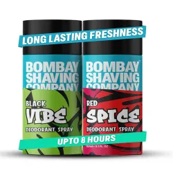 Bombay Shaving Co. Red Spice & Black Vibe Deodorant Set (150ml x2)