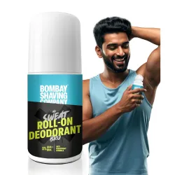 Bombay Shaving Company Roll-On Deo For Active Men | Perfect for Gym, Sports & Fitness enthusiasts | Underarm antiperspir