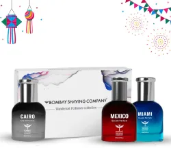 Bombay Shaving Co. Premium Perfume Gift Set – 90ml (3 x 30ml, For Men)