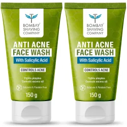 Bombay Shaving Company Oil Control Face Wash (150g, Pack of 2)