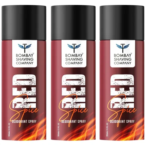 Image of Bombay Shaving Company Red Spice Deodorant 150ml (PO3)