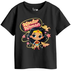 Bon Organik Girls Cartoon Regular Fit T-Shirt