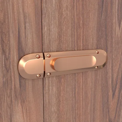 Image of Boniry Door Latch Lock Solid Metal Door Stopper for Bathroom