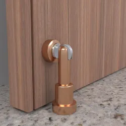Boniry Magnetic Door Stopper, Rose Gold, Pack of 2