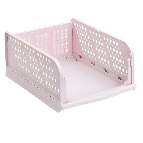 Image of Boniry Wardrobe Clothes Organizer – Light Pink