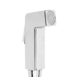 BonKaso HF-1014 WF CP ABS 360 Degree Rotation Health Faucet - Chrome, Polished Finish - Jet Spray for Toilet (Pack of 1) (Faucet ONLY Without Hose Pipe)