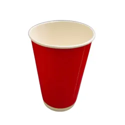 BonKaso 480ml Double Wall Disposable Beer Glasses