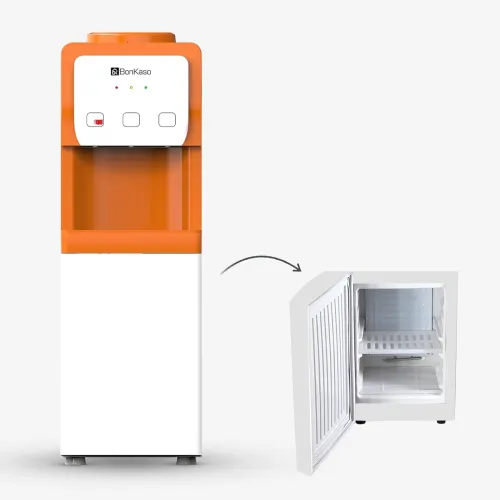 Image of BonKaso 5L Hot & Cold Water Dispenser with Refrigerator