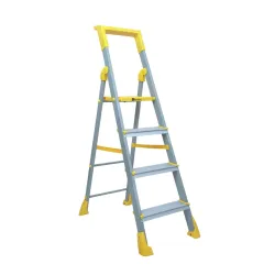 BonKaso Climb Lite Pro+ 4 Step Foldable Ladder with Tool Tray