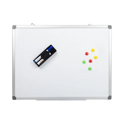 Image of BonKaso Magnetic Whiteboard 60cmx90cm (HxW) with Aluminium Frame & Pen Tray