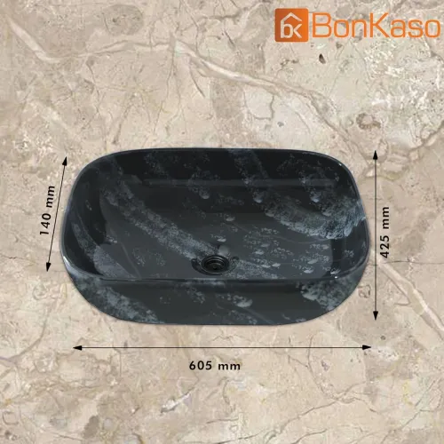 Image of BonKaso Polished Design Ceramica Bathroom Basin 
