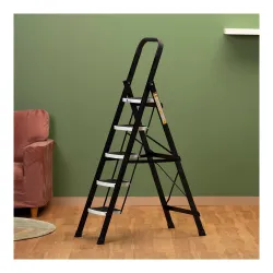 BonKaso Premium 5 Step Foldable Heavy Duty Ladder