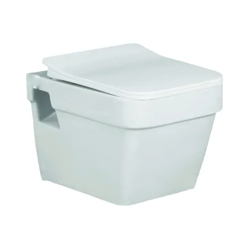 Image of BonKaso Premium Wall Hung Ceramic Rimless Commode