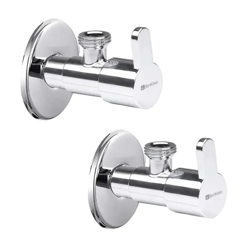 Image of BonKaso Stainless Steel Angle Valve for Bathroom Angle Valve for bathrooms