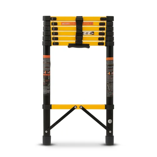 Image of BonKaso Telescopic Ladder, 2.7m(8.8Ft), 7 Steps