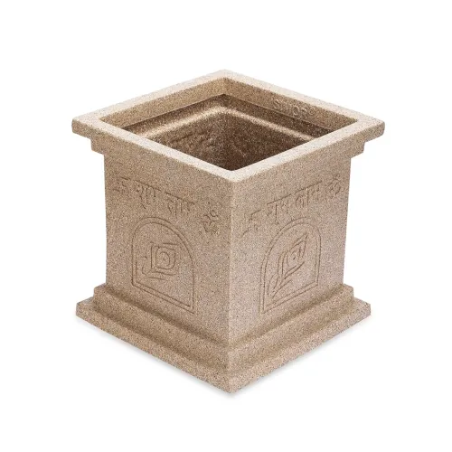 Image of BonKaso Tulsi Pot 8 Inch Perfect Gamla Pooja Decor