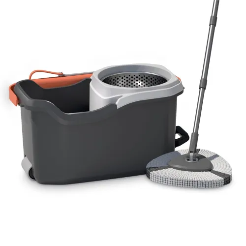 Image of BonKaso Turbo Spin Mop with Bucket Set