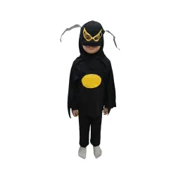 BookMyCostume Cotton Black Bat Superhero Kids Fancy Dress Costume - Premium 8-10 Years
