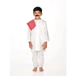 BookMyCostume Male Servant Naukar Kids & Adults Fancy Dress Costume 3-4 years